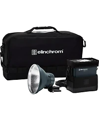 Elinchrom Elb 500 Ttl To Go Kit, Includes Elb 500 Flash Head, 7" Q-Grid Reflector, Charger, Battery, Snappy Carry Bag with Shoulder Strap, ProTec