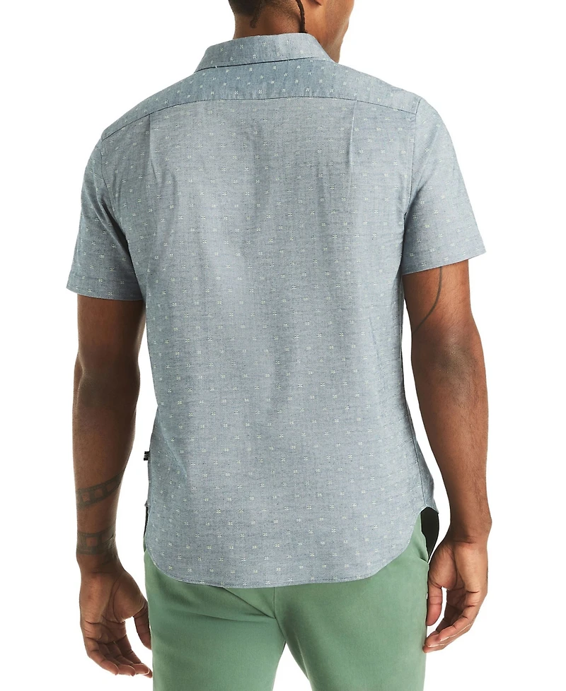 Nautica Men's Printed Short Sleeve Shirt
