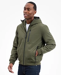 Michael Kors Men's Hooded Softshell Jacket