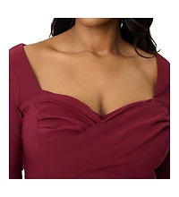 Unique Vintage Plus Pleated Bust Swing Dress