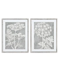 Blooming Queen Anne's Lace Prints, Set Of 2