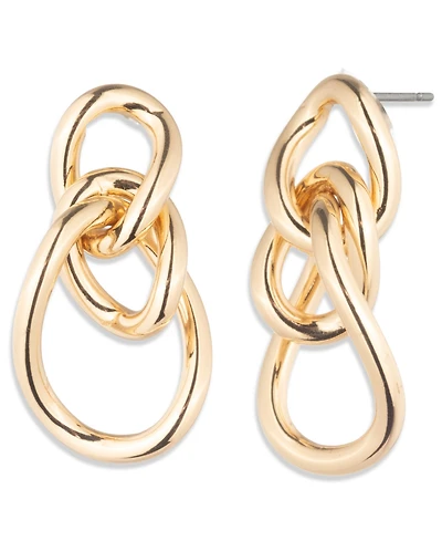 Lauren Ralph Lauren Gold-Tone Open Link Drop Earrings