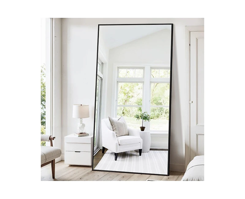 Antok Full Length Mirror 76"x34" Oversized Floor Mirror