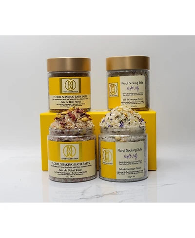Omm Collection 2pc Floral Bath Salt set