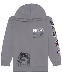 Nasa Boys 5-20 Space Patches Full-Zip Hoodie