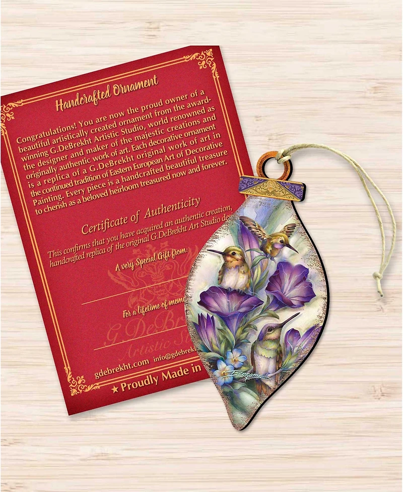 Designocracy Everlasting Friendship Hummingbird