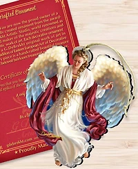 Designocracy Piece on Earth Angel Christmas Ornament