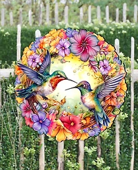 Designocracy Hummingbirds Holiday Door Decor