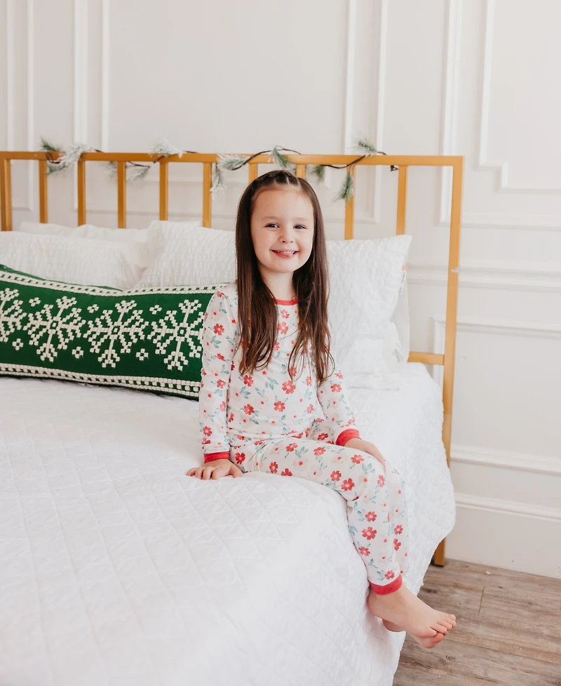 Copper Pearl Baby 2-Piece Noel Long Sleeve Top and Pants Pajama Set