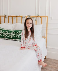 Copper Pearl Baby 2-Piece Noel Long Sleeve Top and Pants Pajama Set