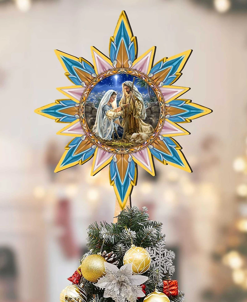 Designocracy Glory to God by D.Gelsinger Tree Topper