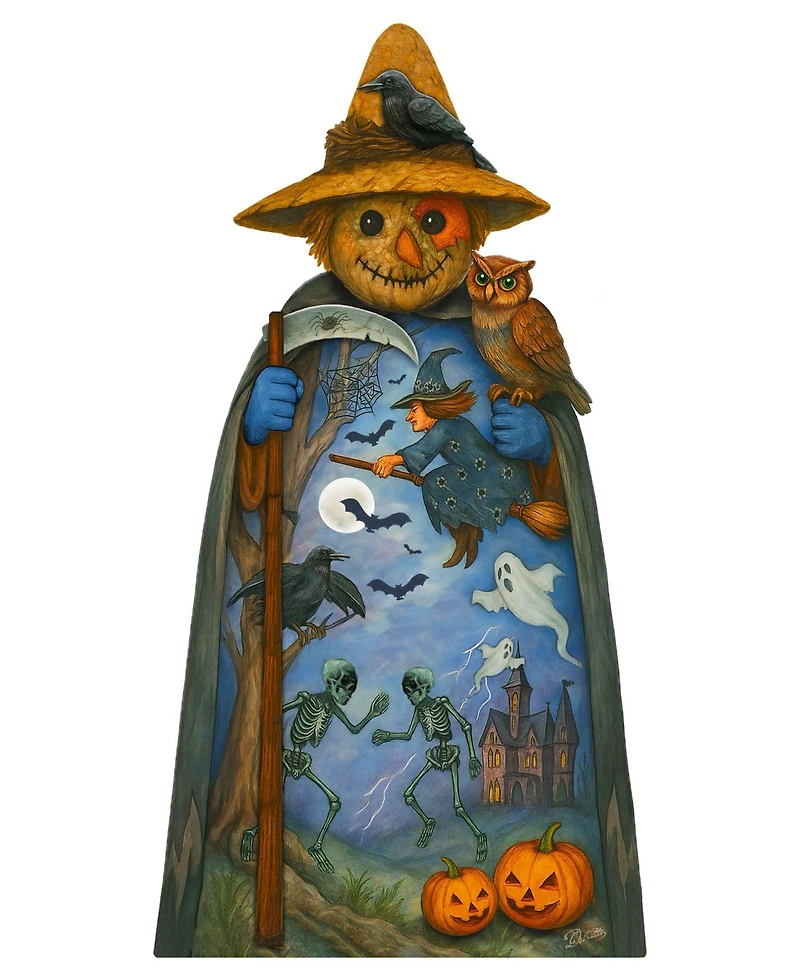 Designocracy Halloween Scarecrow Outdoor Yard Decor
