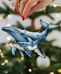 Designocracy Ocean Life Christmas Ornaments, Set of 3