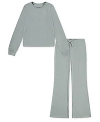 abercrombie kids Girls 5-18 2-Piece Long-Sleeve T-Shirt and Matching Pants Set