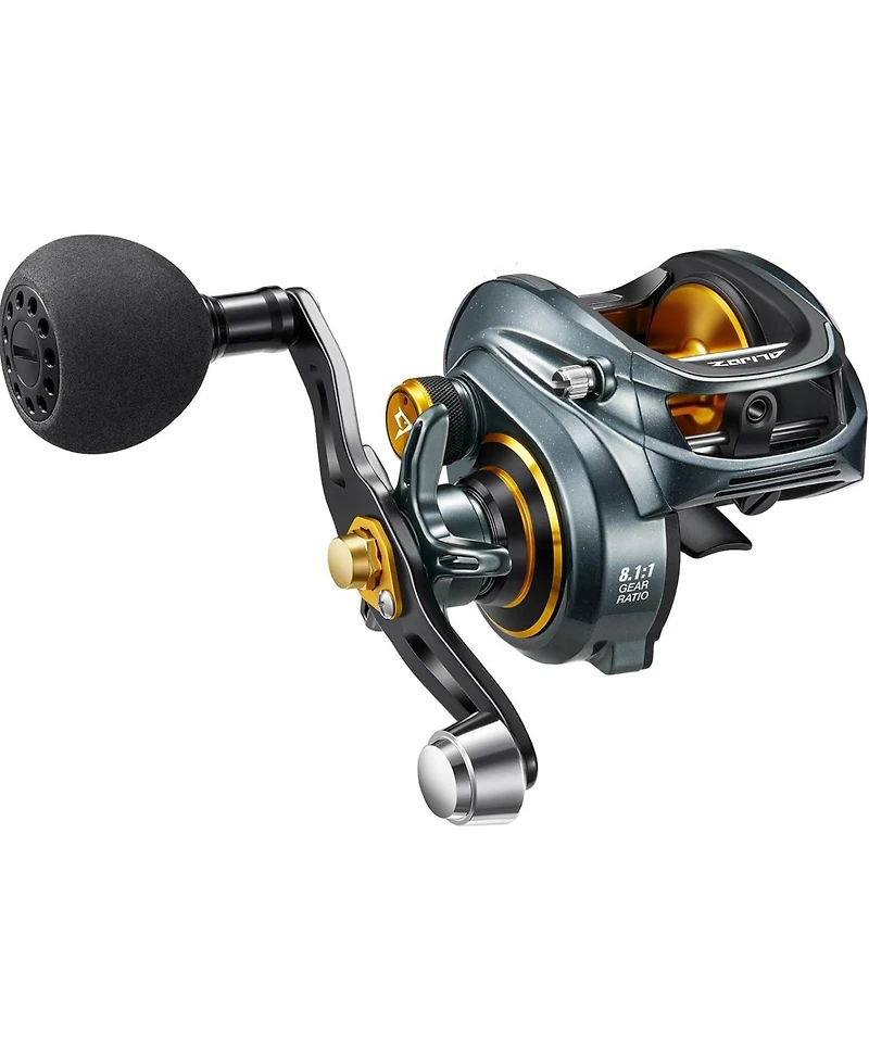 Piscifun Alijoz Baitcaster Fishing Reel, 300 Size Baitcasting Reel, 33Lbs Max Drag, Freshwater Low Profile Casting Reel for Musky, 6.6:1/8.1:1 Gear Ra