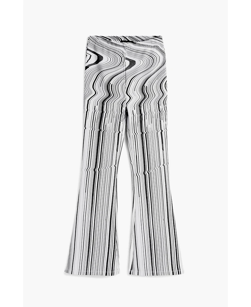Desigual Women's Elastic pants with distorted stripes