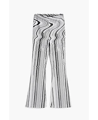 Desigual Women's Elastic pants with distorted stripes