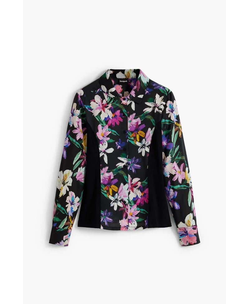 Desigual Women's Combined silhouette floral shirt