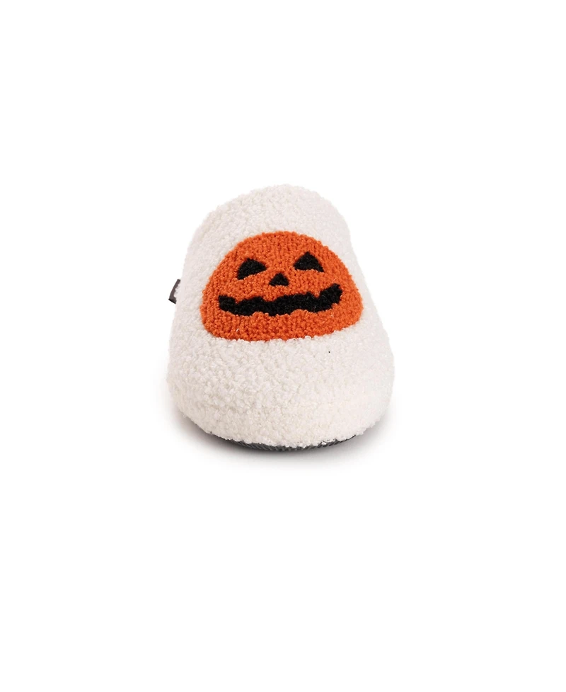 Muk Luks Women's Novelty Punch Needle Jack O Lantern