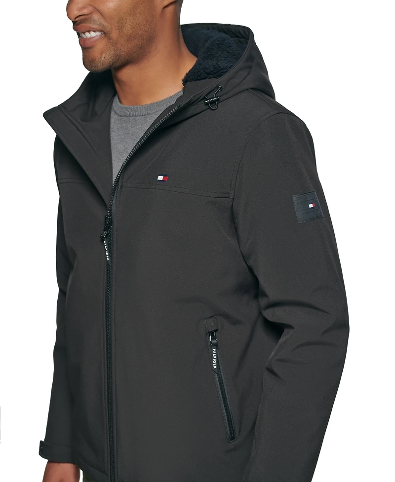 Tommy Hilfiger Men's Softshell Hooded Jacket