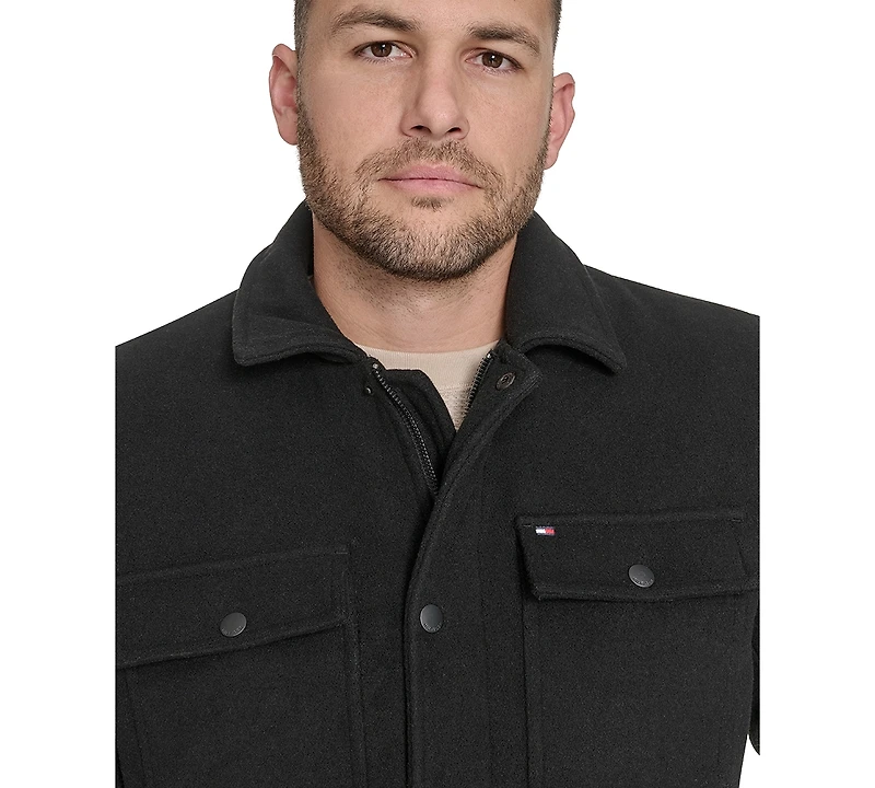 Tommy Hilfiger Men's Lay Down Collar Field Jacket