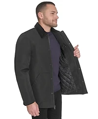 Tommy Hilfiger Men's Collared Highland Barn Coat