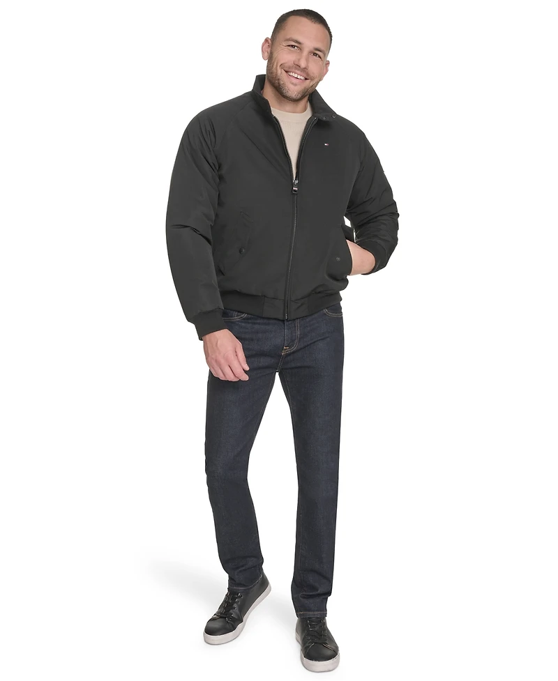 Tommy Hilfiger Men's Logo Detail Bomber Jacket