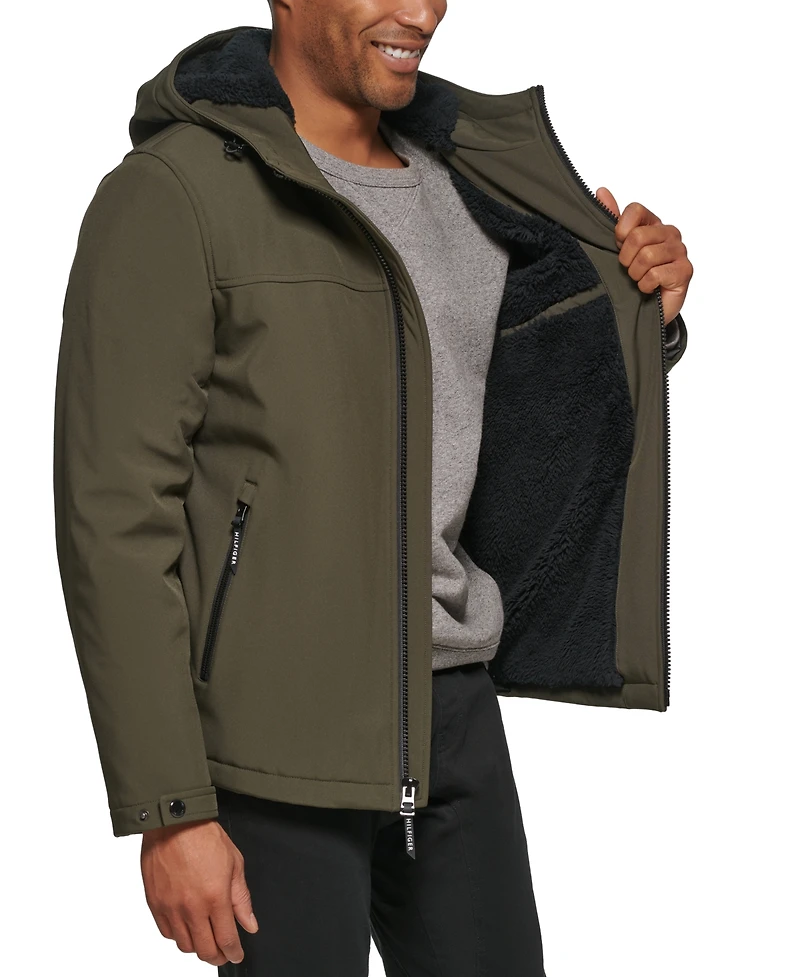 Tommy Hilfiger Men's Softshell Hooded Jacket