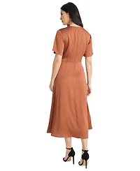 Maggy London Women's Waist Detail Midi Dress