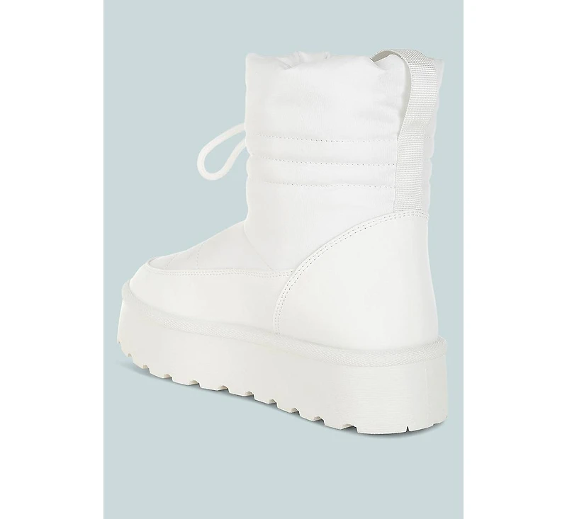 London Rag Pacos High Ankle Chunky Snow Boots Women