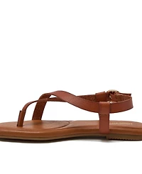Lands' End Women's Essential Strappy Flat Sandals