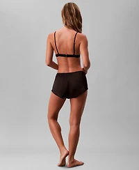 Calvin Klein Women's Full Coverage Mid-Rise Tap Shorts