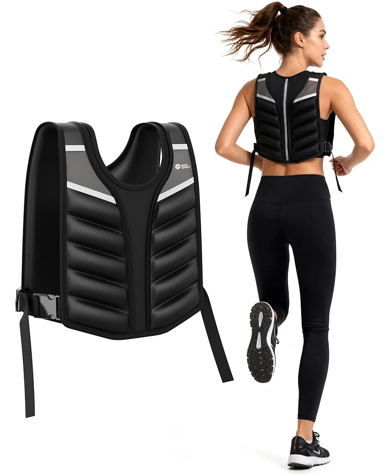 20LB Weighted Vest with Adjustable Buckle for Training, Running, and Fitness