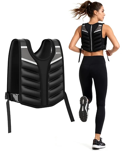 20LB Weighted Vest with Adjustable Buckle for Training, Running, and Fitness