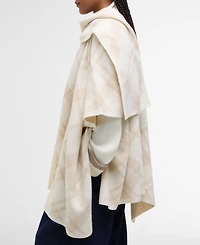 Barbour Women's Vienna Knitted Cape Coat with Scarf