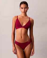 Calvin Klein Women's Form To Body Lightly Lined Triangle Bralette QF6758