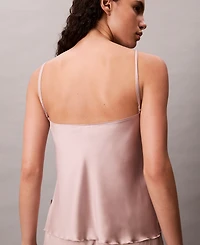 Calvin Klein Women's Pull-On Adjustable Straps Satin Camisole