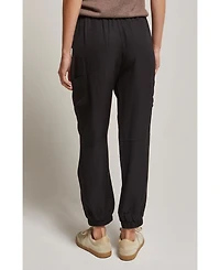 Crescent Women's Eden Woven Cargo Jogger Pants
