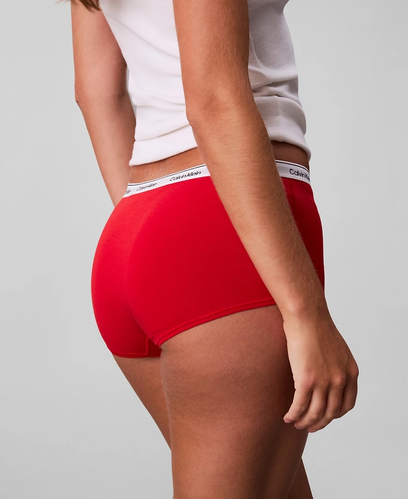 Calvin Klein Women's Modern Logo Boyshort Underwear QD5195