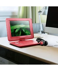 Trexonic 13.3 Inch Portable Tv+Dvd Player with Color Tft Led Screen and Usb/Hd/Av Inputs