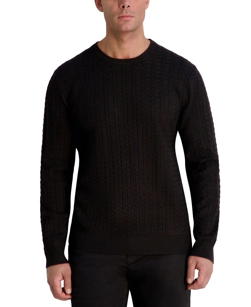 Karl Lagerfeld Paris Men's Crewneck Sweater