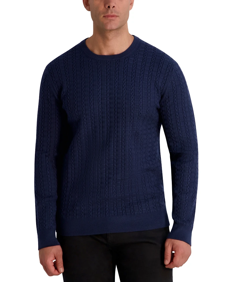 Karl Lagerfeld Paris Men's Crewneck Sweater