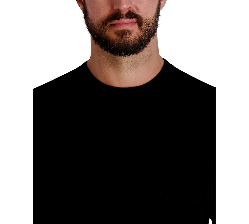 Karl Lagerfeld Paris Men's Jacquard Patterned Crewneck Sweater
