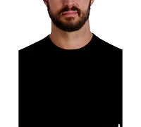 Karl Lagerfeld Paris Men's Jacquard Patterned Crewneck Sweater