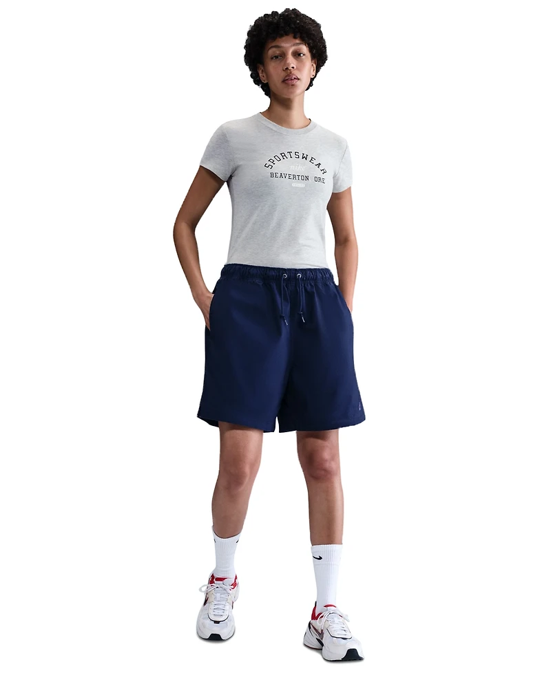 Nike Sportswear Women's Phoenix Slim-Fit Short-Sleeve T-Shirt