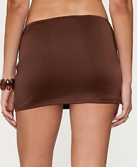 Edikted Women's Isaiah Abstract Ring Mini Skirt