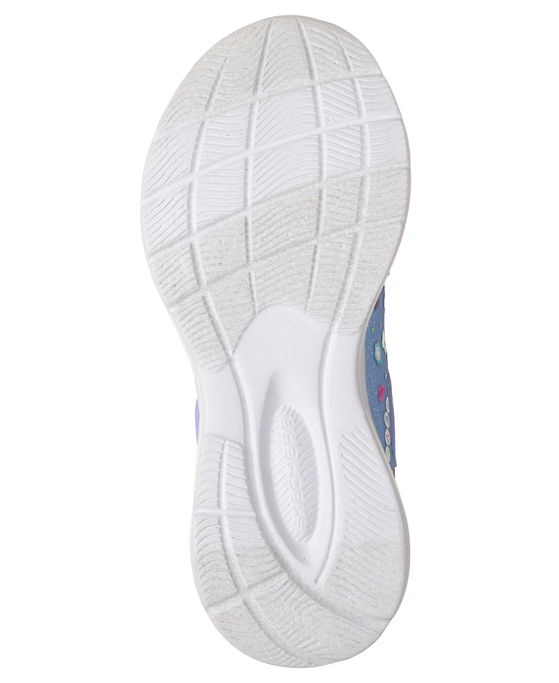 Skecher Little Girls Jumpsters 2.0 - Besties 4Ever Fastening Strap Closure Casual Sneakers from Finish Line
