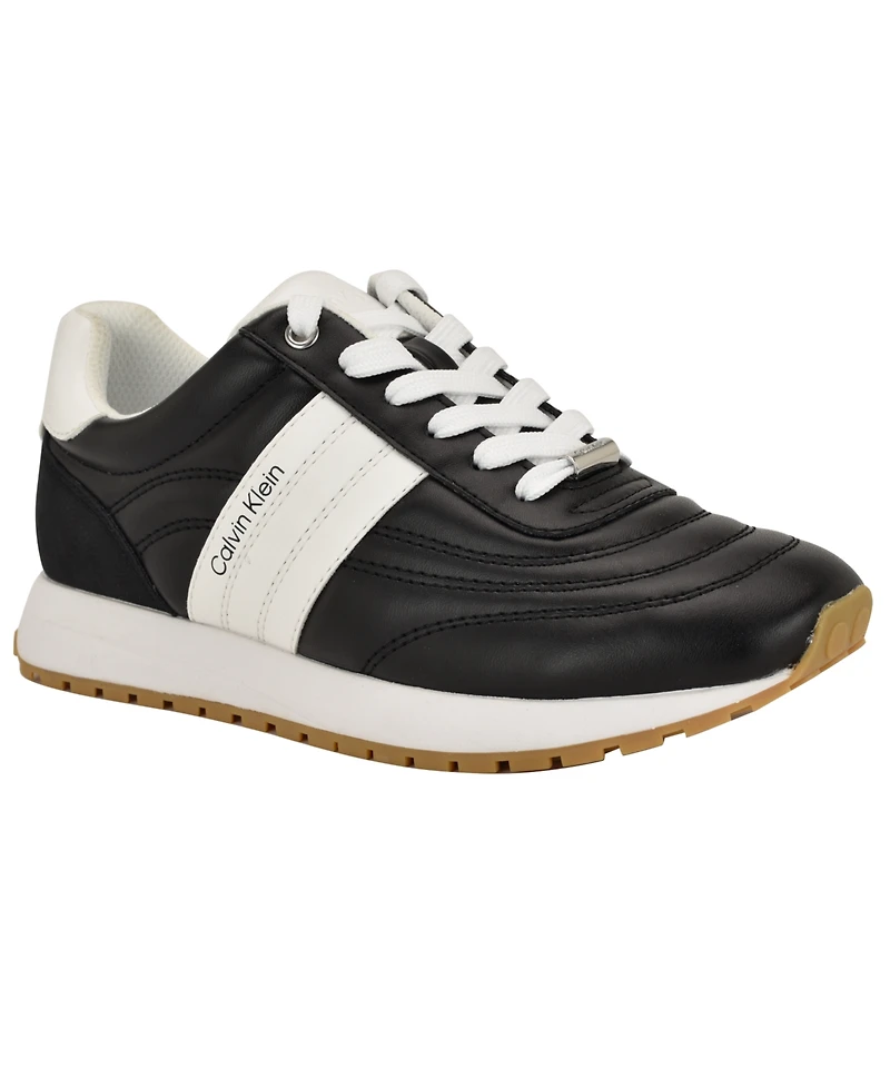 Calvin Klein Women's Tatyann Retro Lace-Up Sneakers