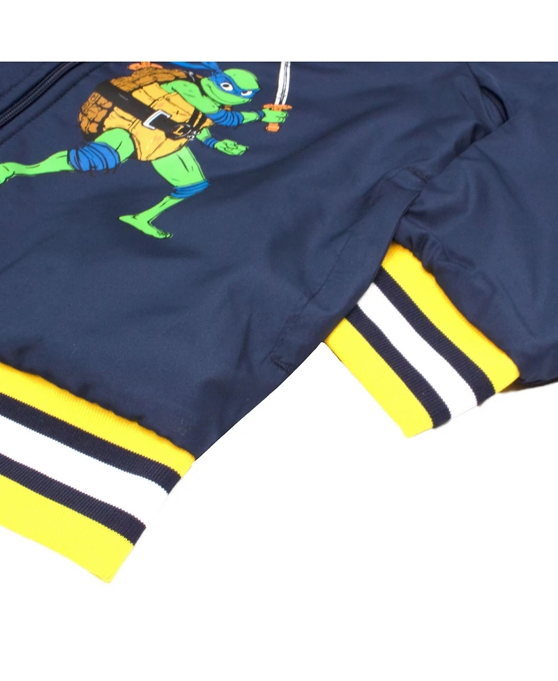 Teenage Mutant Ninja Turtles Big Boys Varisity Bomber Jacket