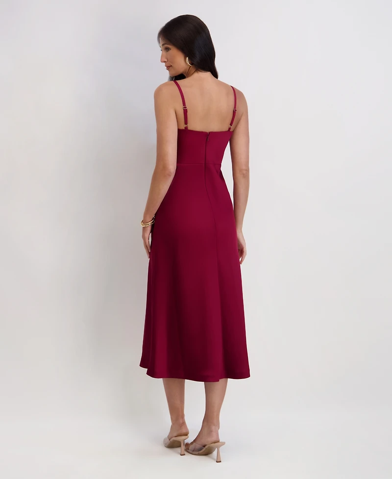 Siena Women's Satin Midi Dress